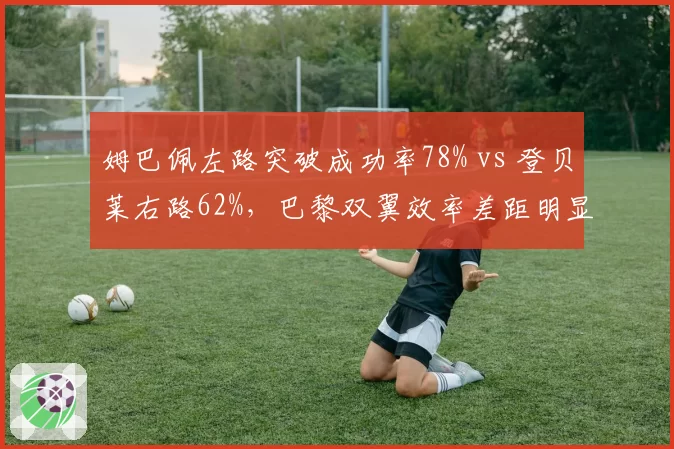 姆巴佩左路突破成功率78% vs 登贝莱右路62%，巴黎双翼效率差距明显